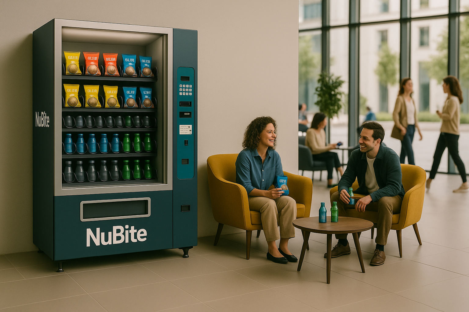 Moderner Automat als Anlaufpunkt